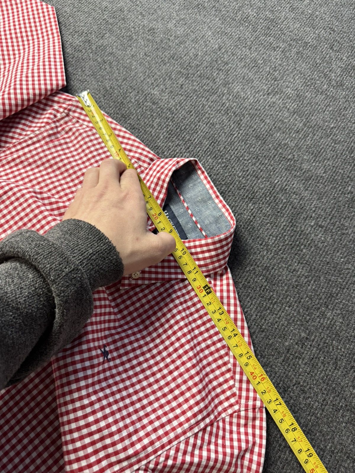 Hackett Luxury Hackett London Red Gingham Check Shirt XS / 14-15Y Size US XS / EU 42 / 0 - 13 Thumbnail