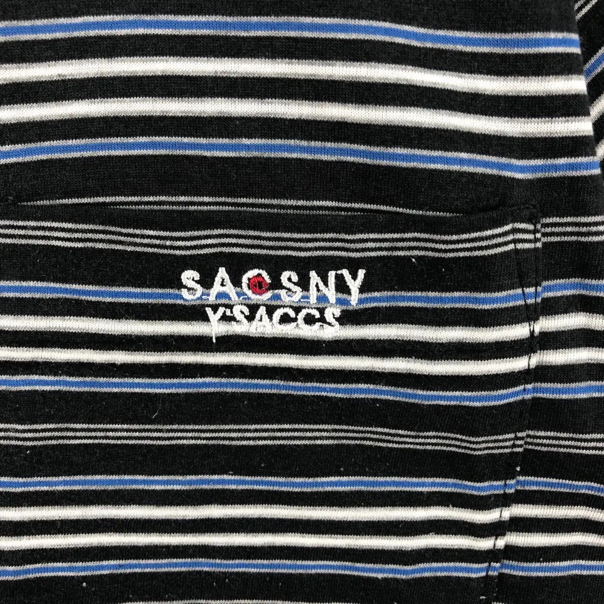 Vtg YOHJI YAMAMOTO Y’SACCS Collection Henley Tee Shirt