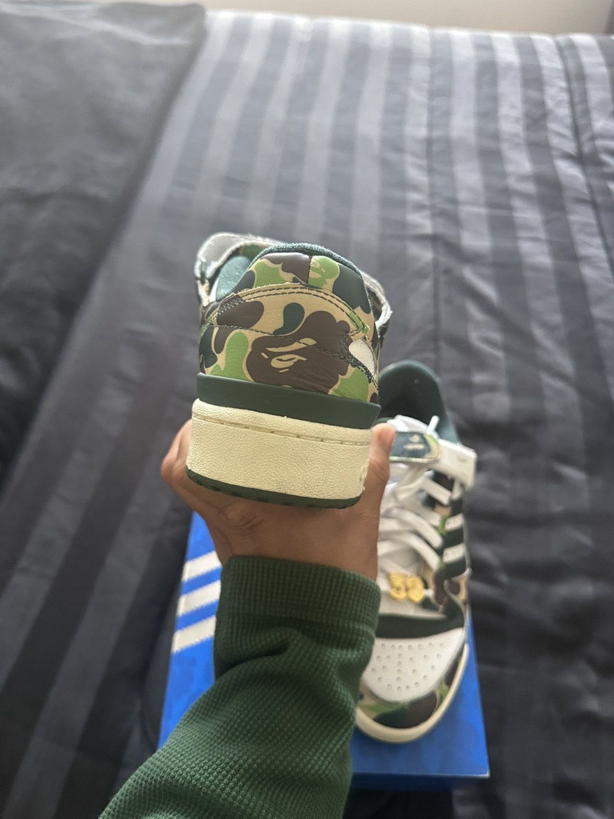 Adidas Bape Forum Low Size US 7.5 / EU 40-41 - 3 Thumbnail