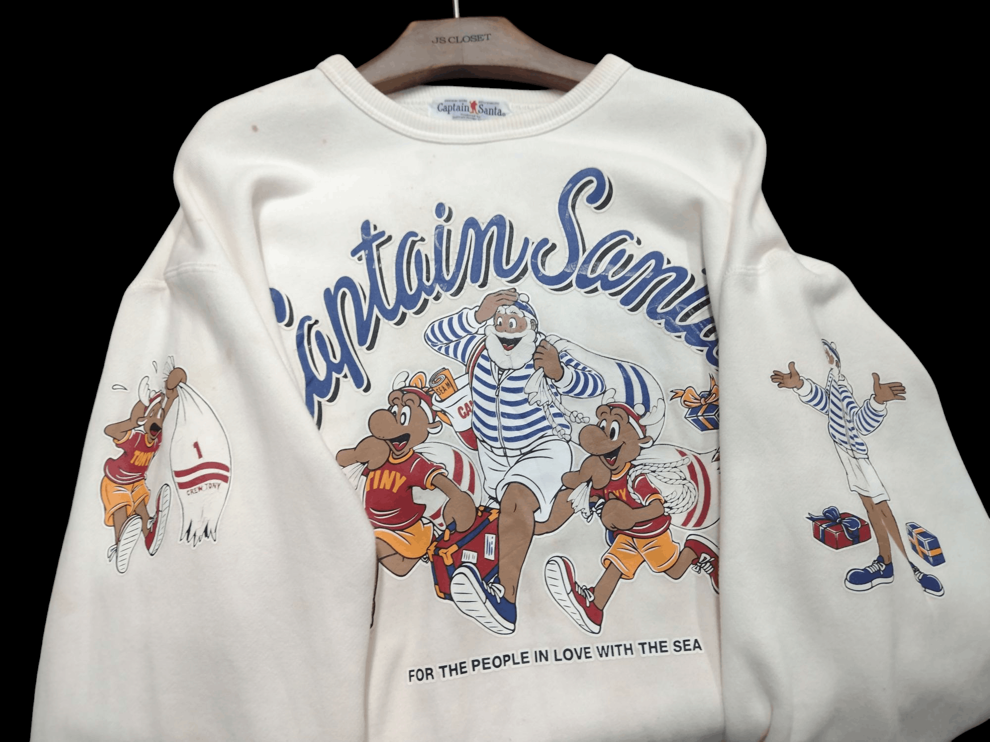 Captain Santors × If Six Was Nine × Vintage Rare Captain Santa Quadruplicate Printed Series Sweatshirt Size US M / EU 48-50 / 2 - 22 Thumbnail