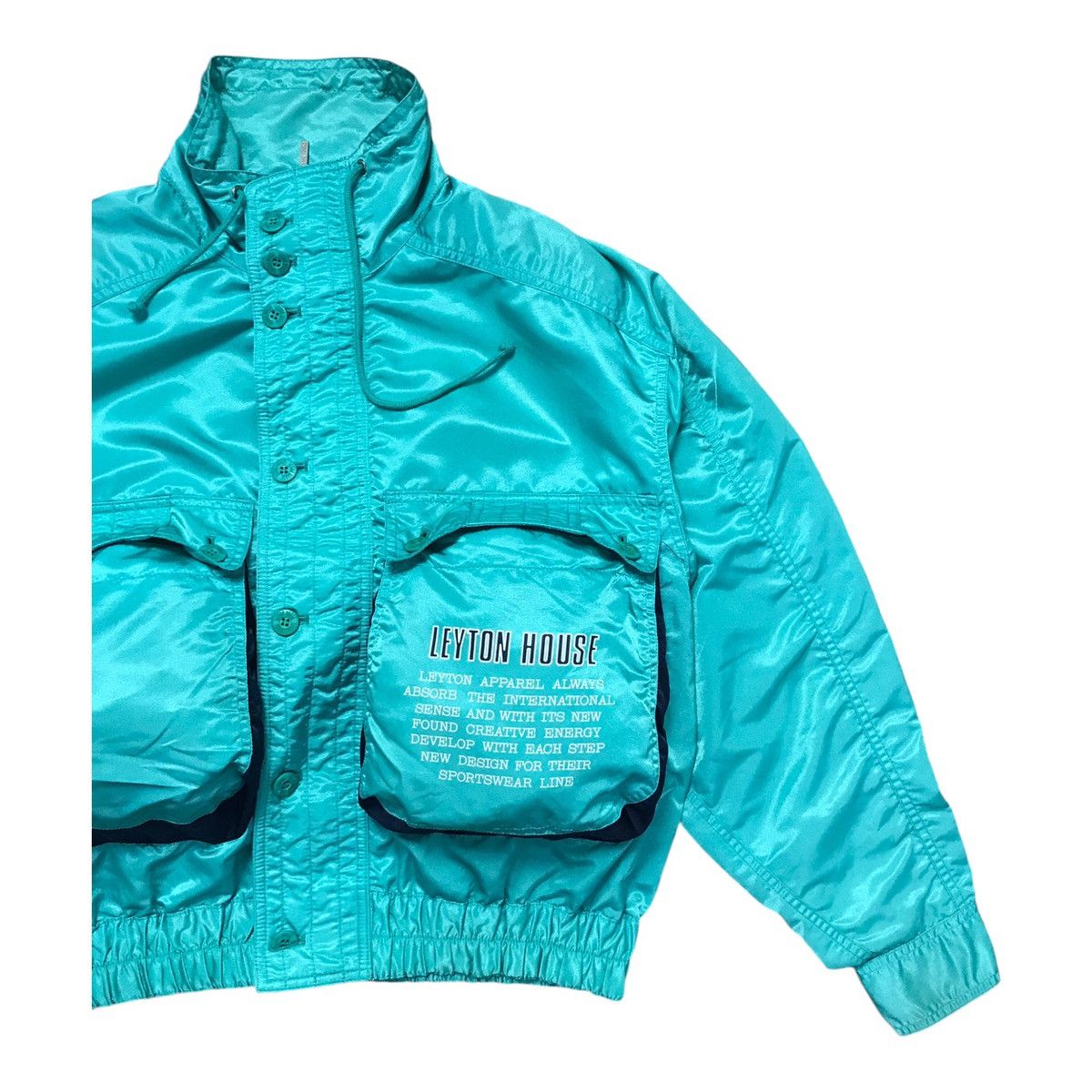 Sports Specialties × Vintage Leyton House Racing Team Bomber Puffy Pocket Jacket Size US L / EU 52-54 / 3 - 5 Thumbnail