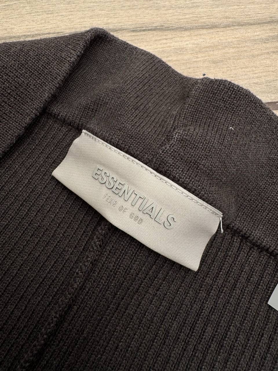 Fear of God Essentials Fear of God Brown Rib Leggings Rib knit FW25 Size 34" / US 12 / IT 48 - 10 Thumbnail