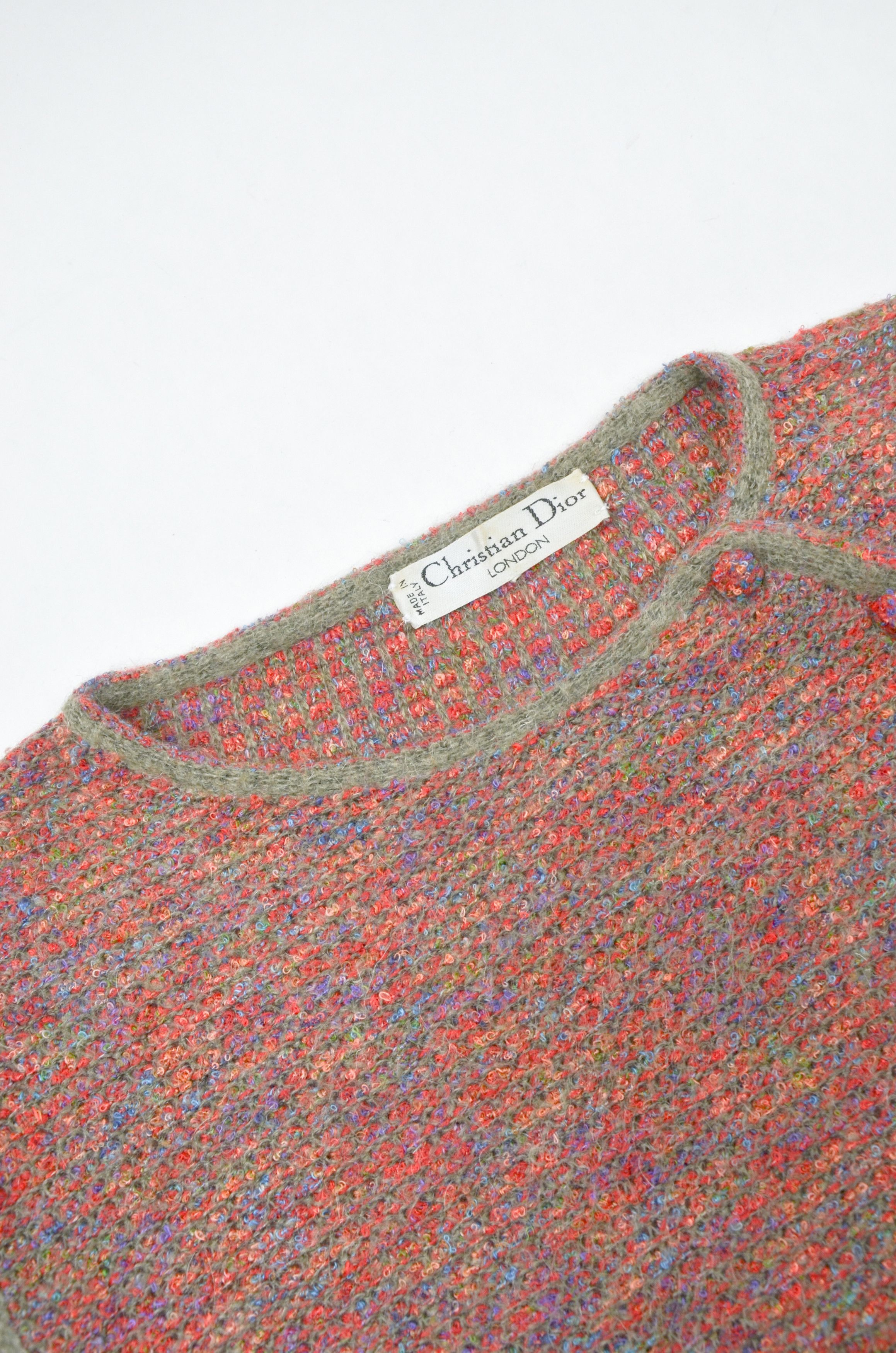 Christian Dior Monsieur Christian Dior London Mohair Wool Set – Sweater Skirt - 12 Size M / US 6-8 / IT 42-44 - 9 Thumbnail