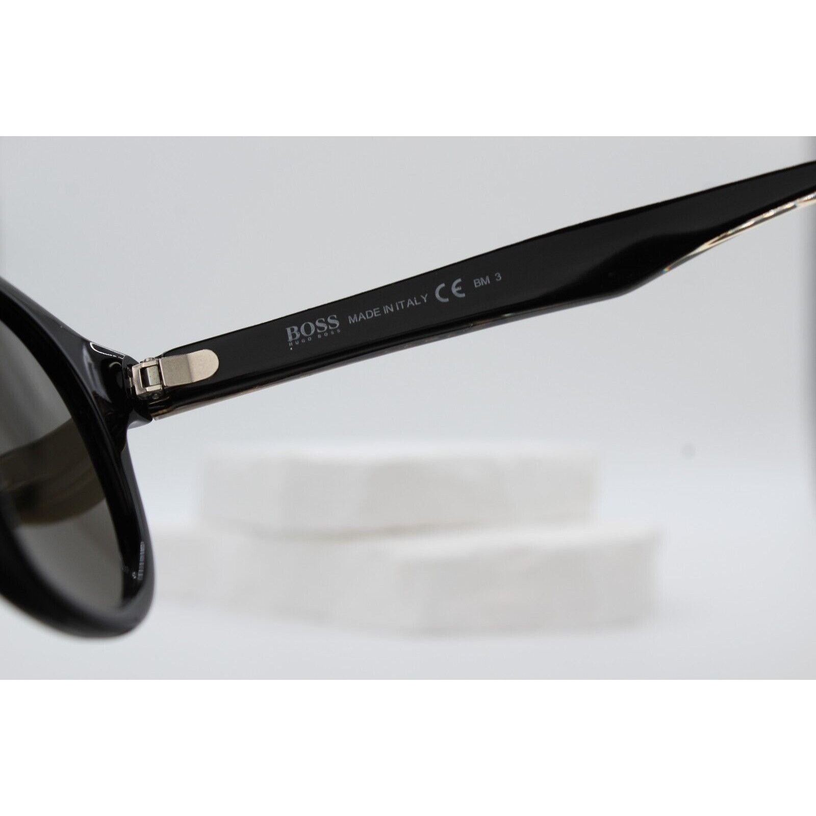 Hugo Boss BOSS 0912/S 1YSNR Sunglasses - Black Crystal/Brown Grey Size ONE SIZE - 4 Thumbnail