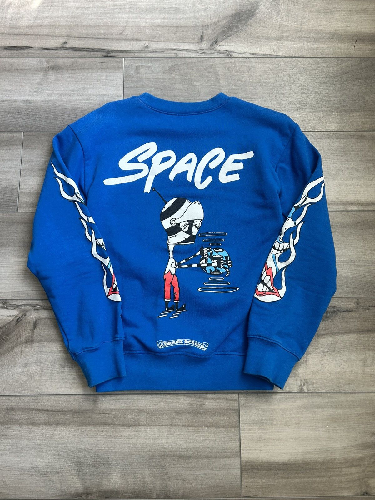 Chrome Hearts Matty Boy Space Crewneck Sweatshirt | Grailed