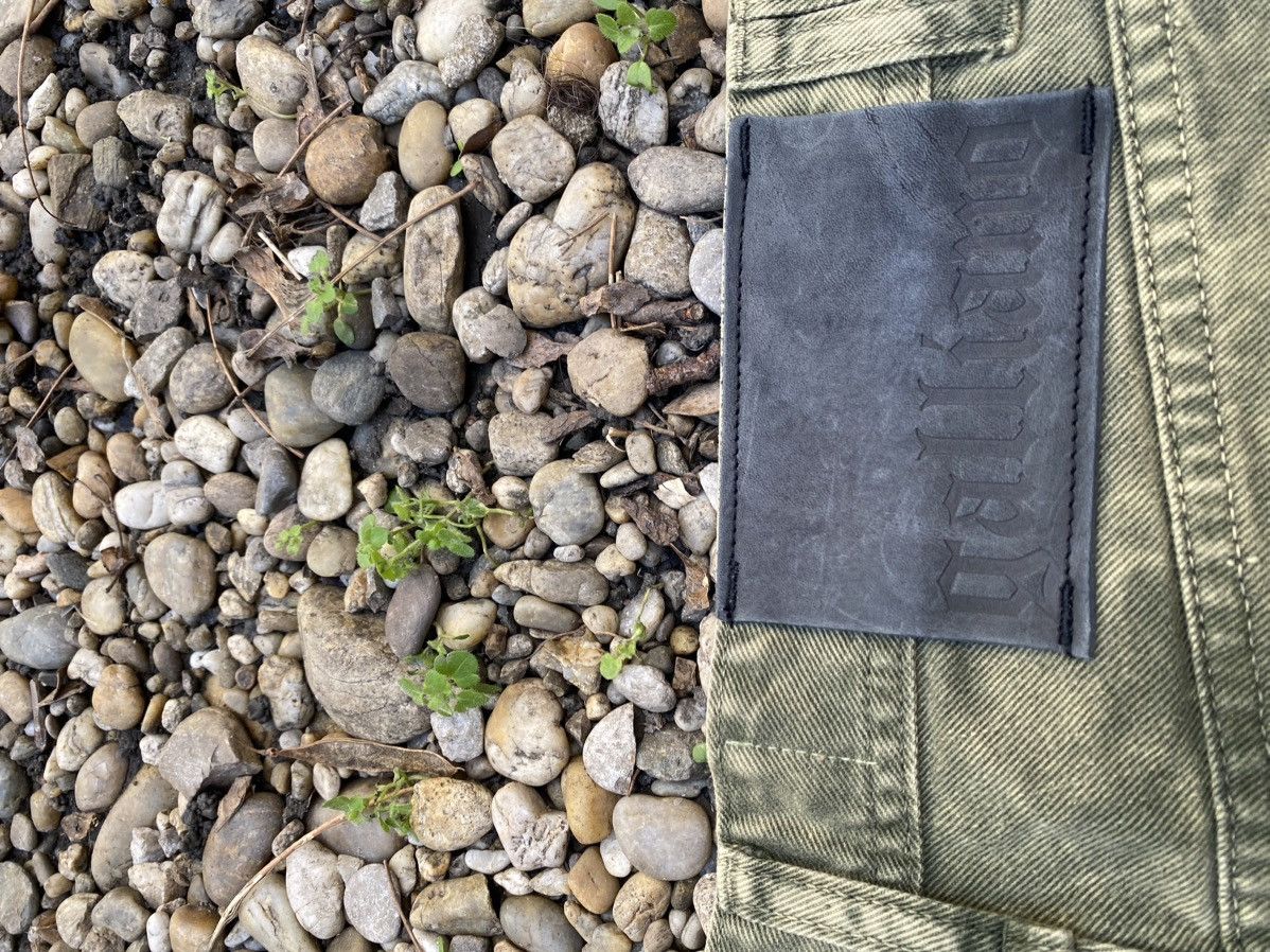 John Galliano Galliano Oveprinted Olive Denim Shorts Size US 34 / EU 50 - 11 Thumbnail