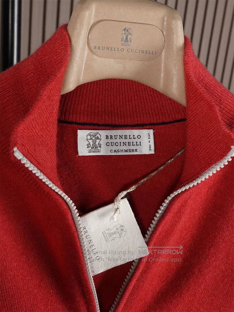 Brunello Cucinelli Brunello Cucinelli Men's Cashmere Sweater. Size US S / EU 44-46 / 1 - 3 Thumbnail