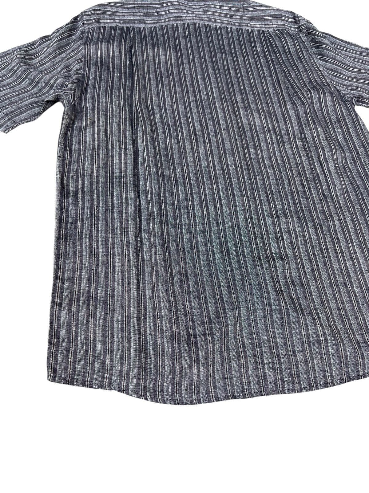 Bally Bally Multi Striped 100% Linen Shirt Size US M / EU 48-50 / 2 - 16 Thumbnail