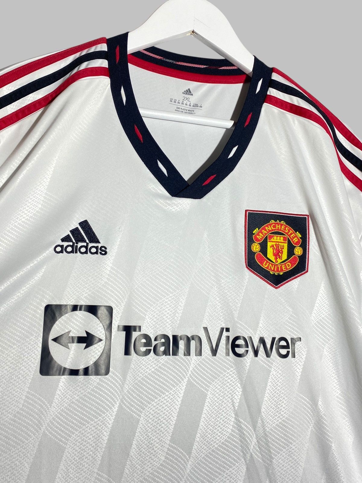 Adidas Manchester United 2022 2023 away shirt football kit maillot Size US XXL / EU 58 / 5 - 3 Thumbnail