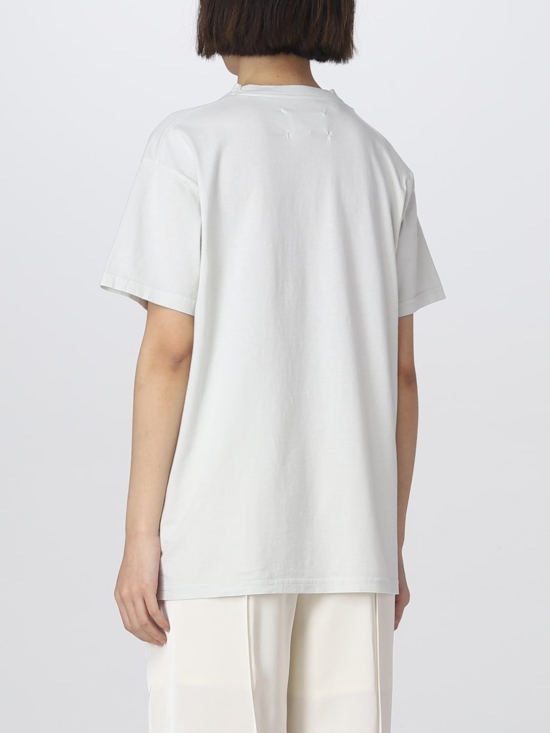 Maison Margiela o1y0625 Crewneck T-Shirt in Light Gray Size S / US 4 / IT 40 - 4 Thumbnail