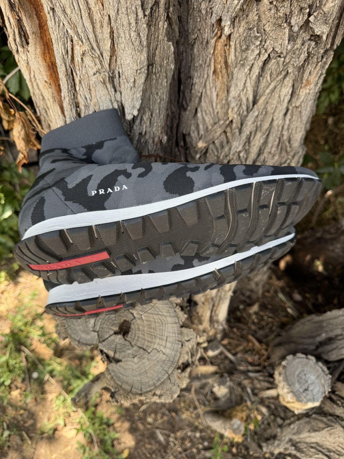 Prada Prada Camo Knit Sneakers Size US 10.5 / EU 43-44 - 6 Thumbnail