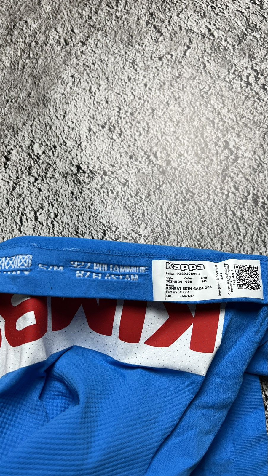 Kappa 2016-2017 FC Napoli Italy issued combat skin kappa jersey Size US S / EU 44-46 / 1 - 7 Thumbnail
