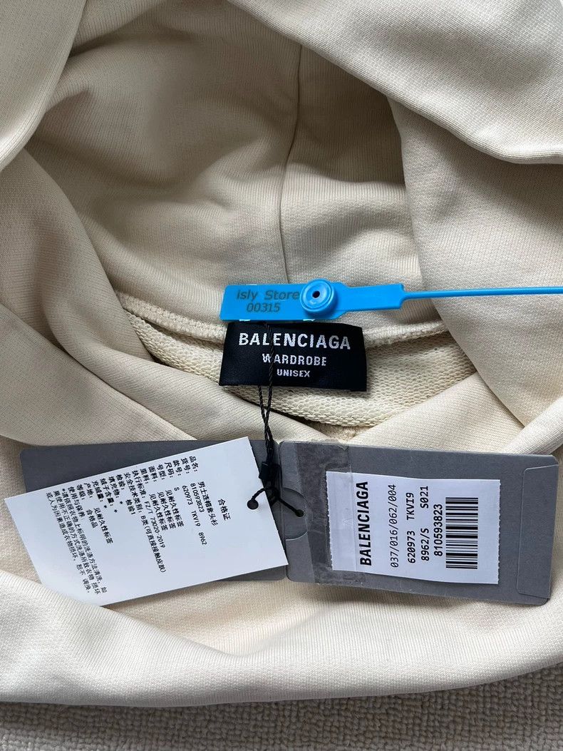 Balenciaga Balenciaga Embroidered hooded sweatshirt Size US S / EU 44-46 / 1 - 4 Thumbnail