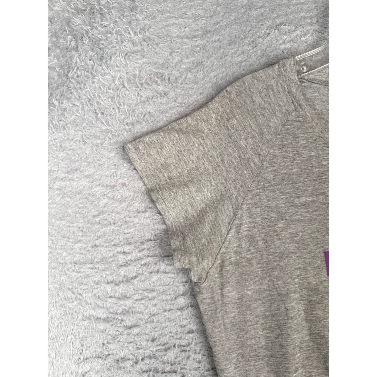 The North Face The North Face Shirt Women L Gray Crew Neck Polyester Blend Slim Fit Casual T-Shirt All Seasons Outdoor Spring Summer Fall Winter Womens Size L / US 10 / IT 46 - 3 Thumbnail