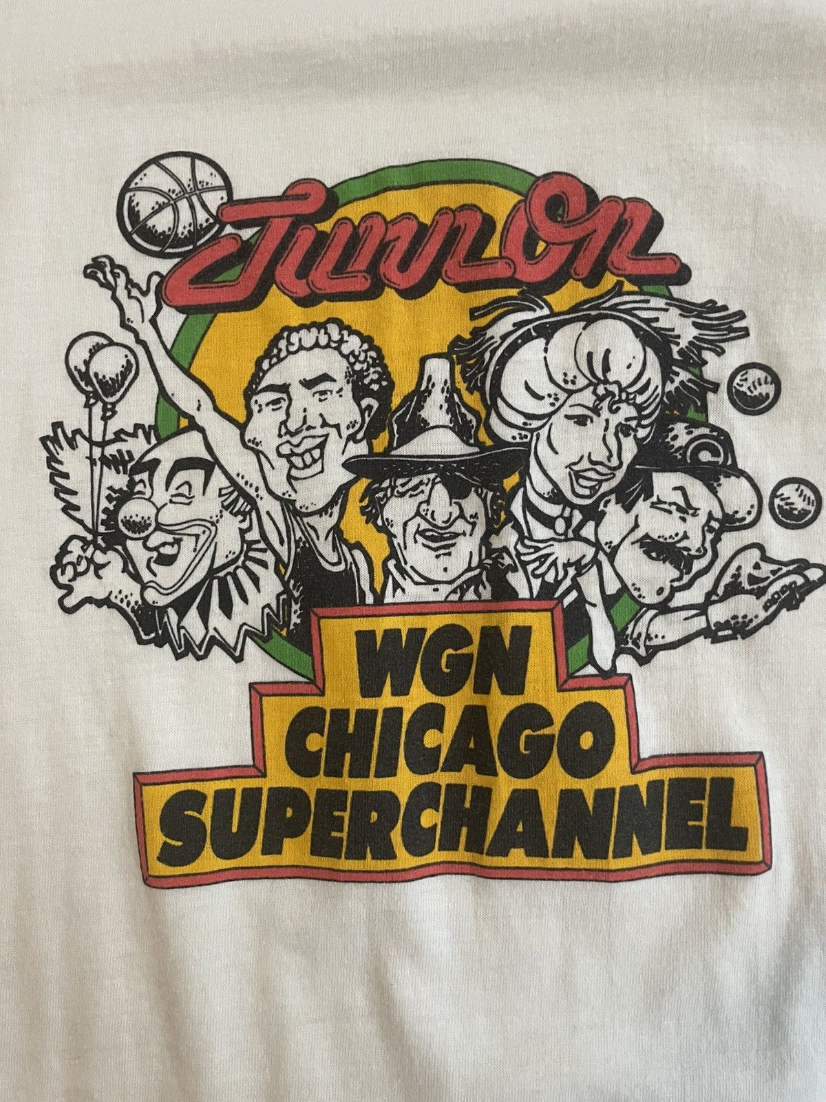 Other Vintage WGN Chicago Superchannel “Turn On” T-Shirt – Large Size US L / EU 52-54 / 3 - 2 Thumbnail