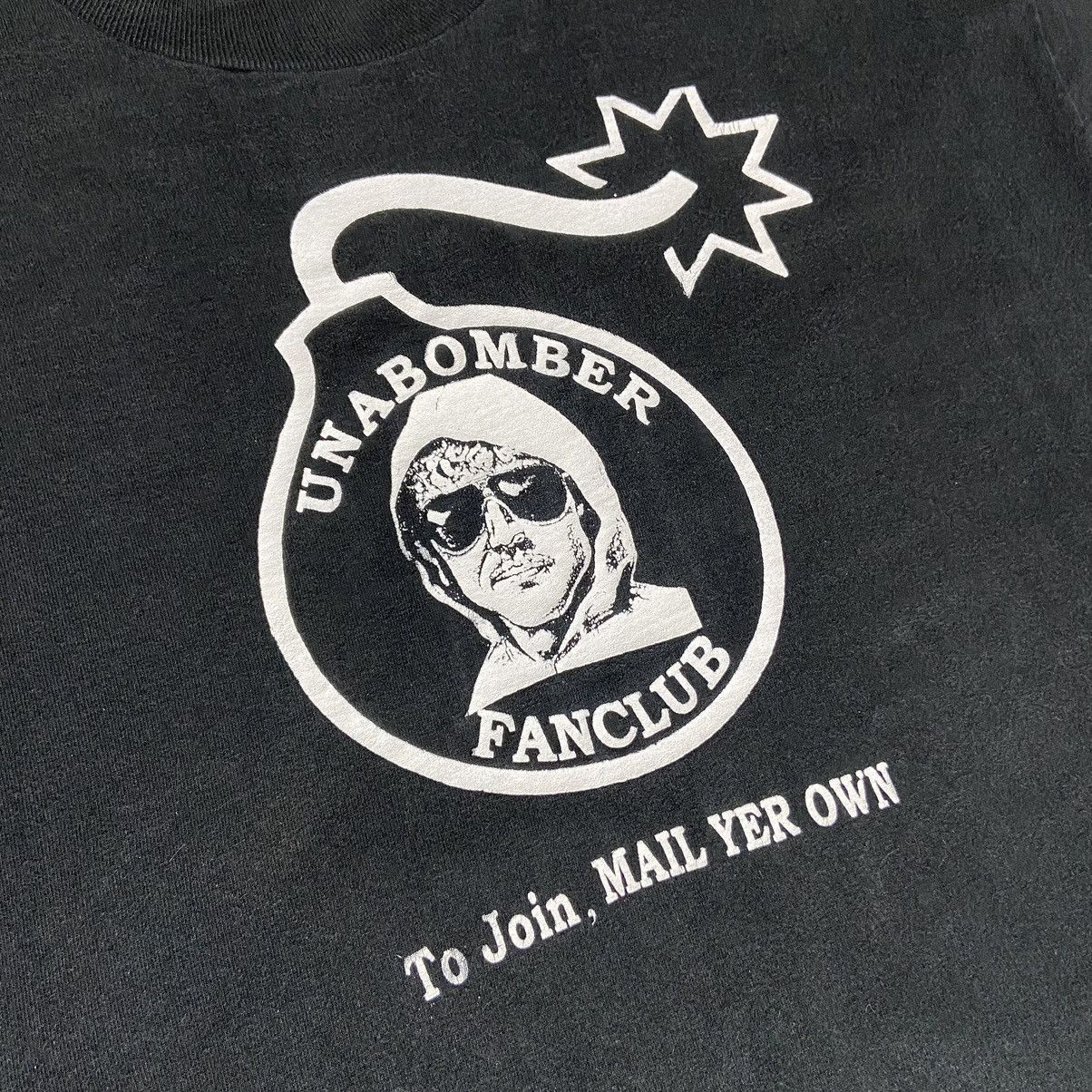 Vintage Vintage 90s Unabomber Montana Ted Kaczynski Graphic T-Shirt Size US XL / EU 56 / 4 - 3 Thumbnail