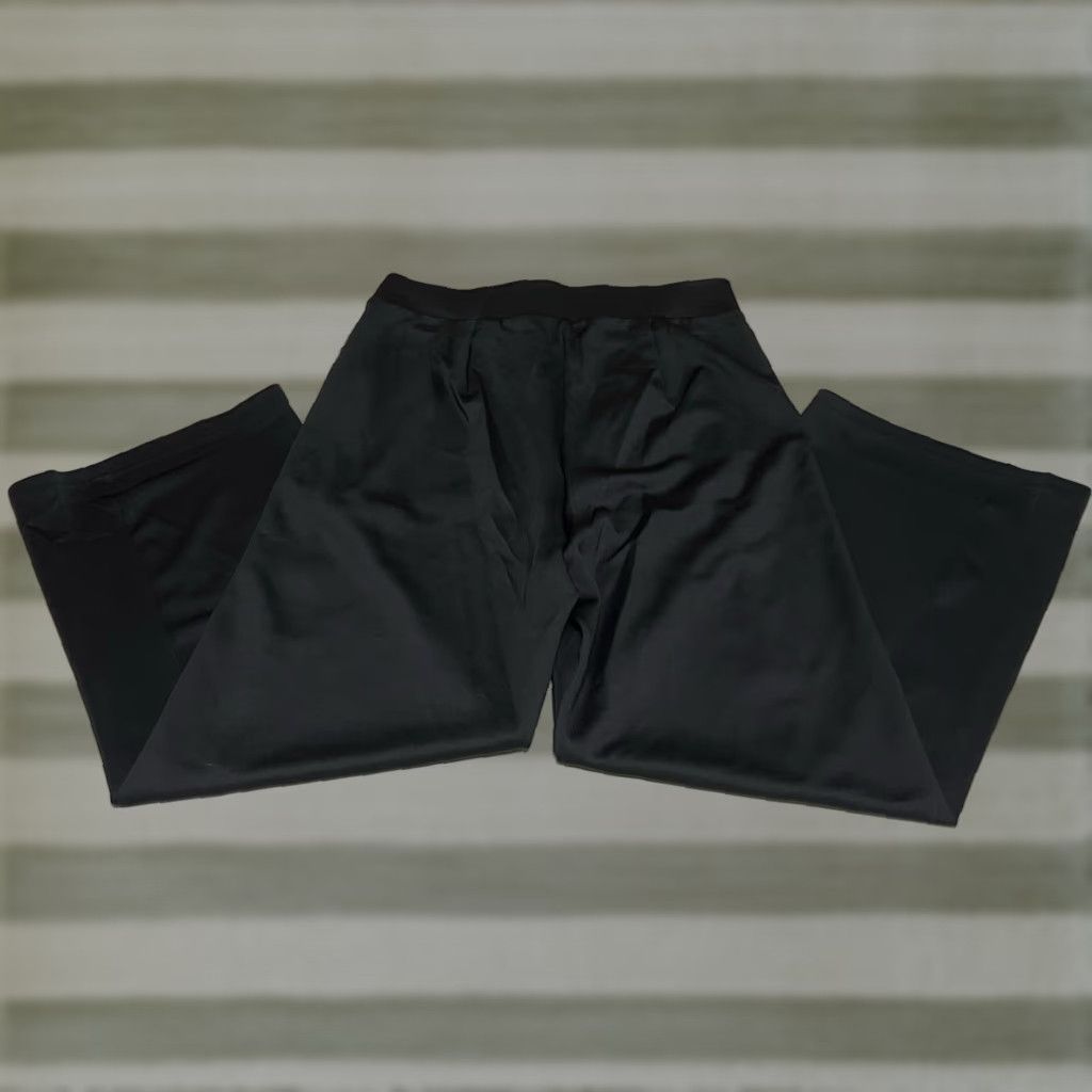 Adidas Adidas Women's Active Pants Black Medium NWT Wide Leg Pockets Relaxed Athletic Wear Pants Size 32" / US 10 / IT 46 - 1 Thumbnail