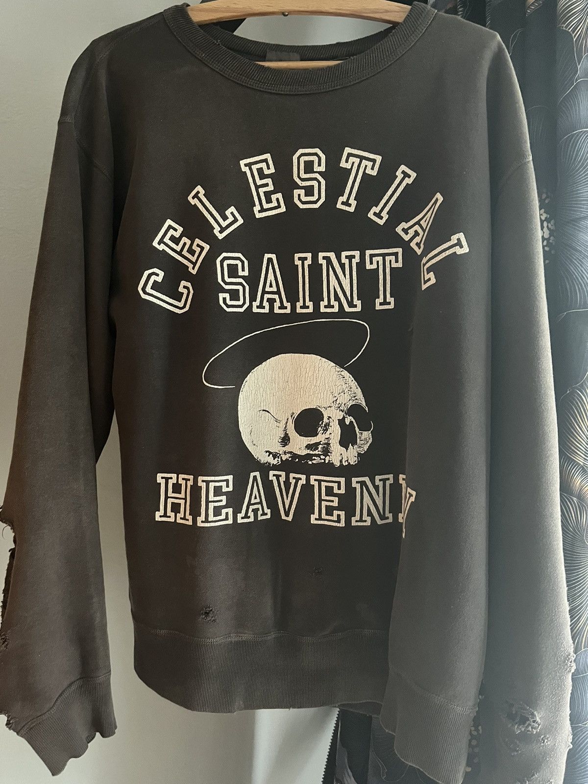 Saint Michael Saint Michael Celestial Skull sweatshirt | Grailed