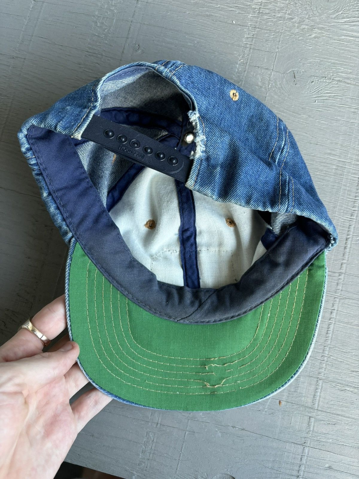 Levi's Vintage Levi's Hat Orange Tab 80s Denim Baseball Snapback Size ONE SIZE - 4 Thumbnail
