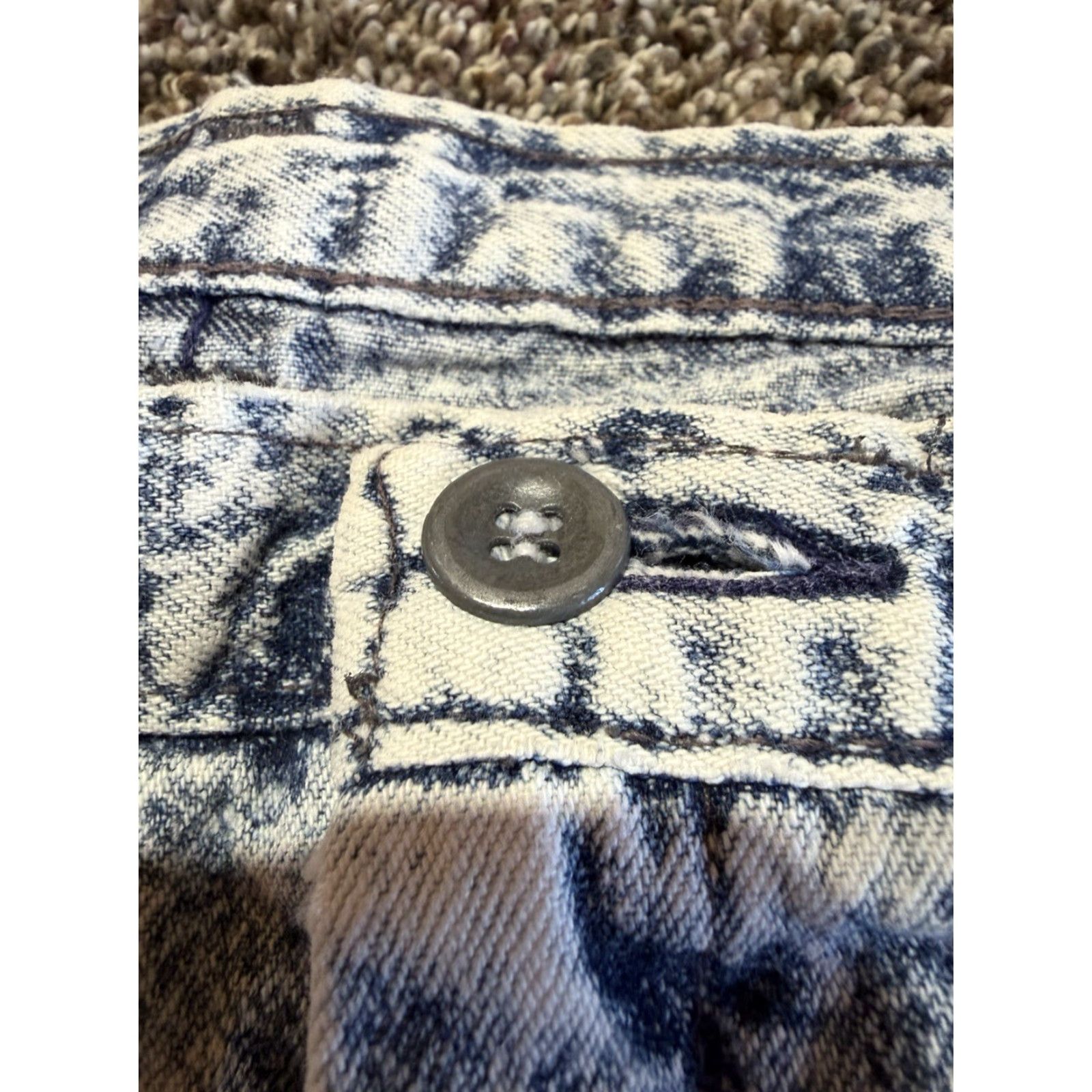 Levi's VTG Levi's Women Jeans 34x30 Acid Wash High Straight 80s 90s USA Cotton Blue Mom Jeans Size 40" / US 18 - 3 Thumbnail
