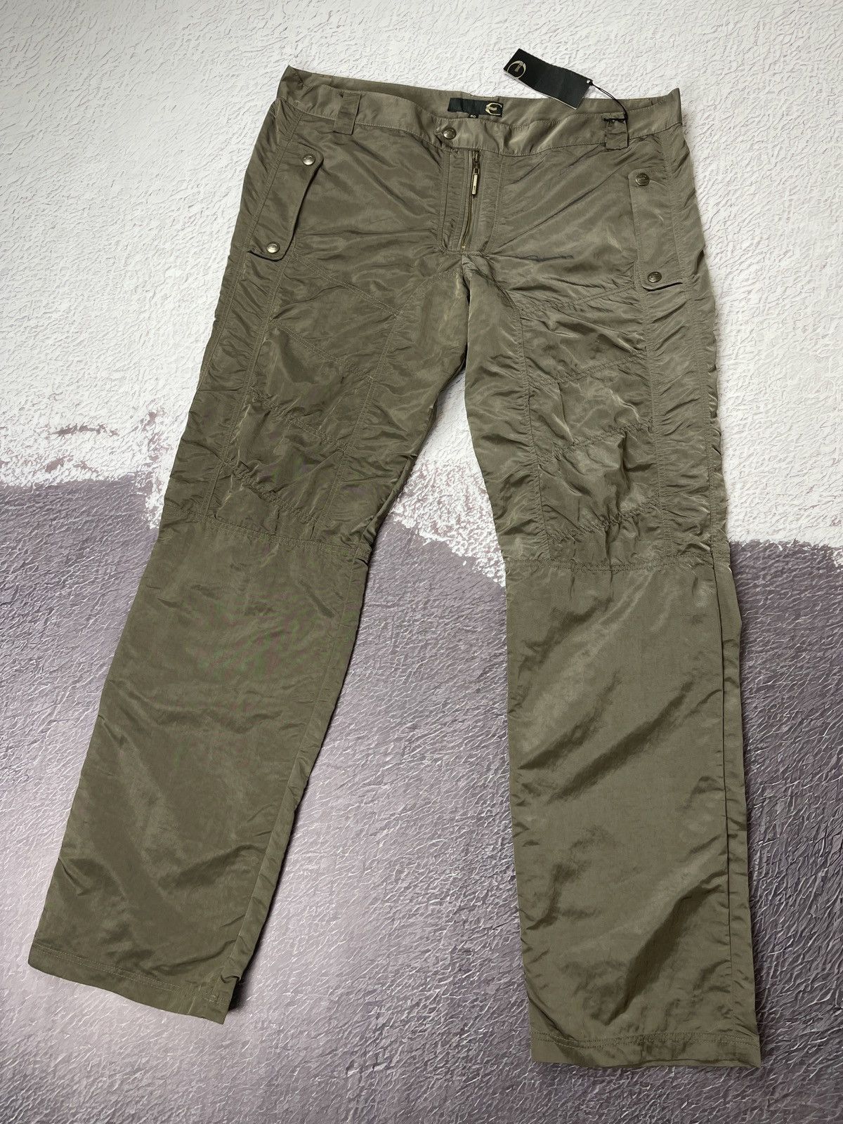 Just Cavalli BNWT Just Cavalli nylon drill utility military pants green Size US 42 / EU 58 - 1 Thumbnail