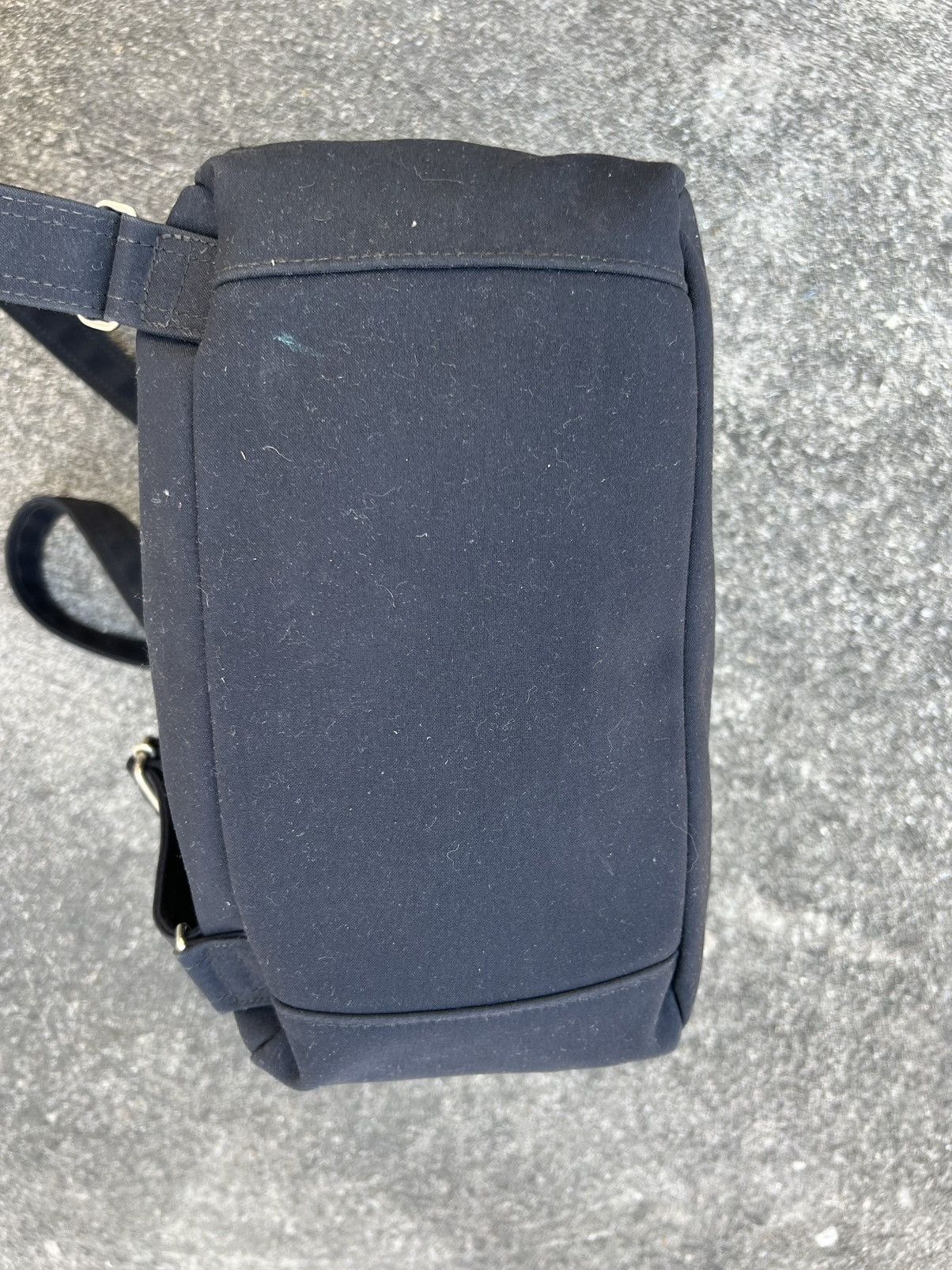 Yohji Yamamoto VTG Yohji Yamamoto Y’saccs + Pour Homme Black Backpack Bag Size ONE SIZE - 11 Thumbnail
