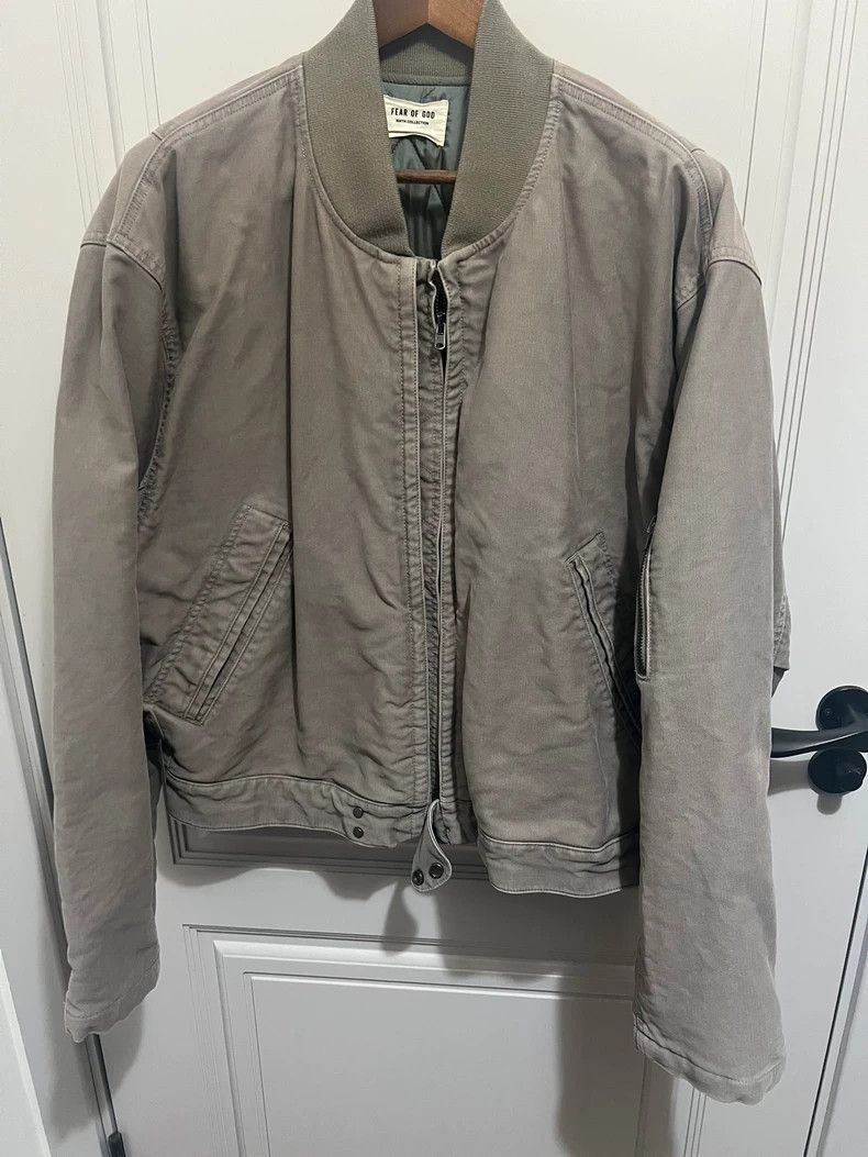 Fear of God Fear of God God gray patch jacket Size US XL / EU 56 / 4 - 7 Thumbnail
