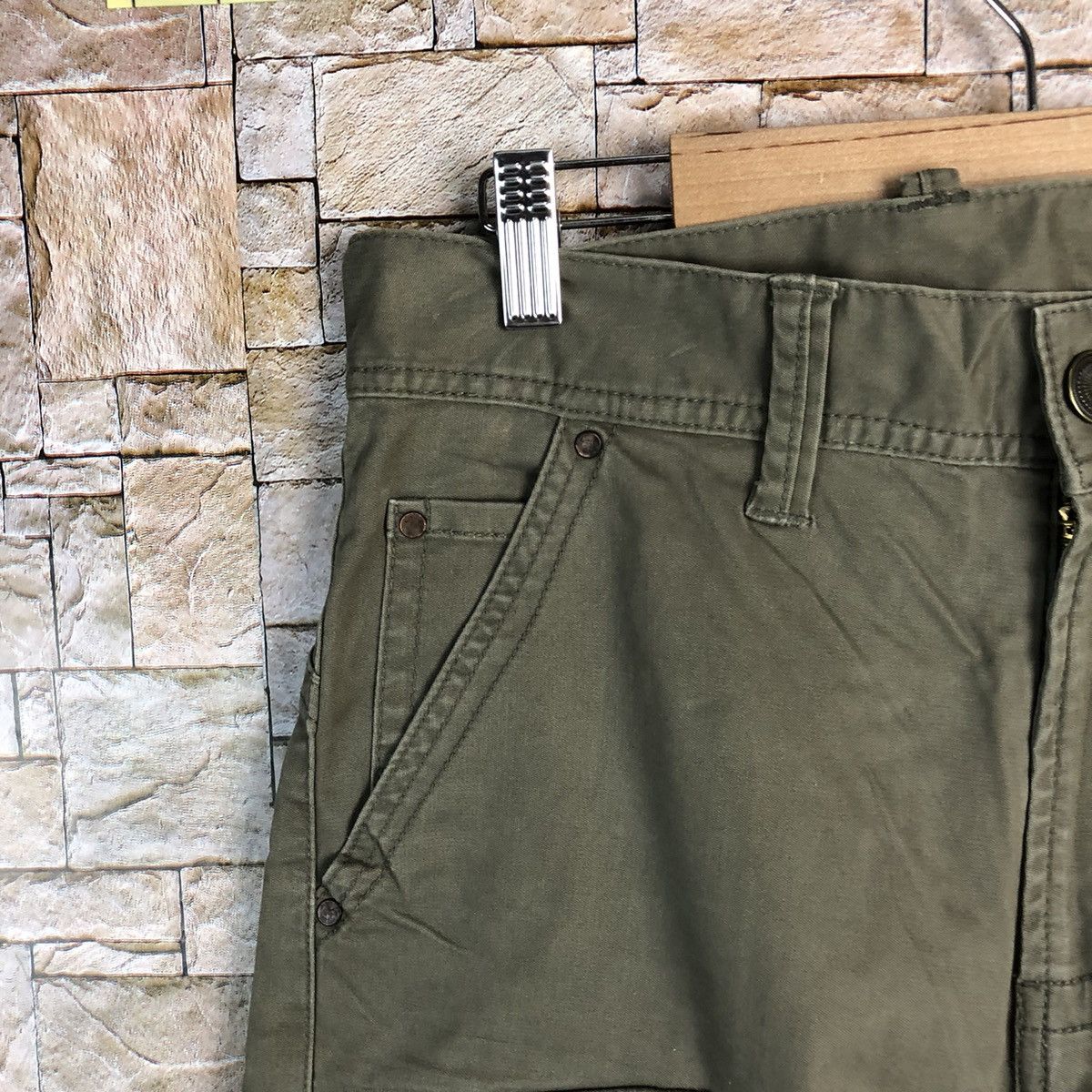 Japanese Brand Japanese Brand Green Cargo Multipocket Pants #A127 Size US 32 / EU 48 - 8 Thumbnail