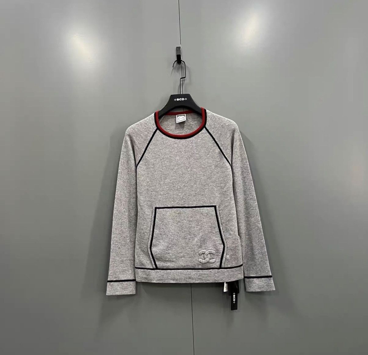 Chanel CHANEL Grey Double C Sweater J41 Size US XS / EU 42 / 0 - 1 Thumbnail