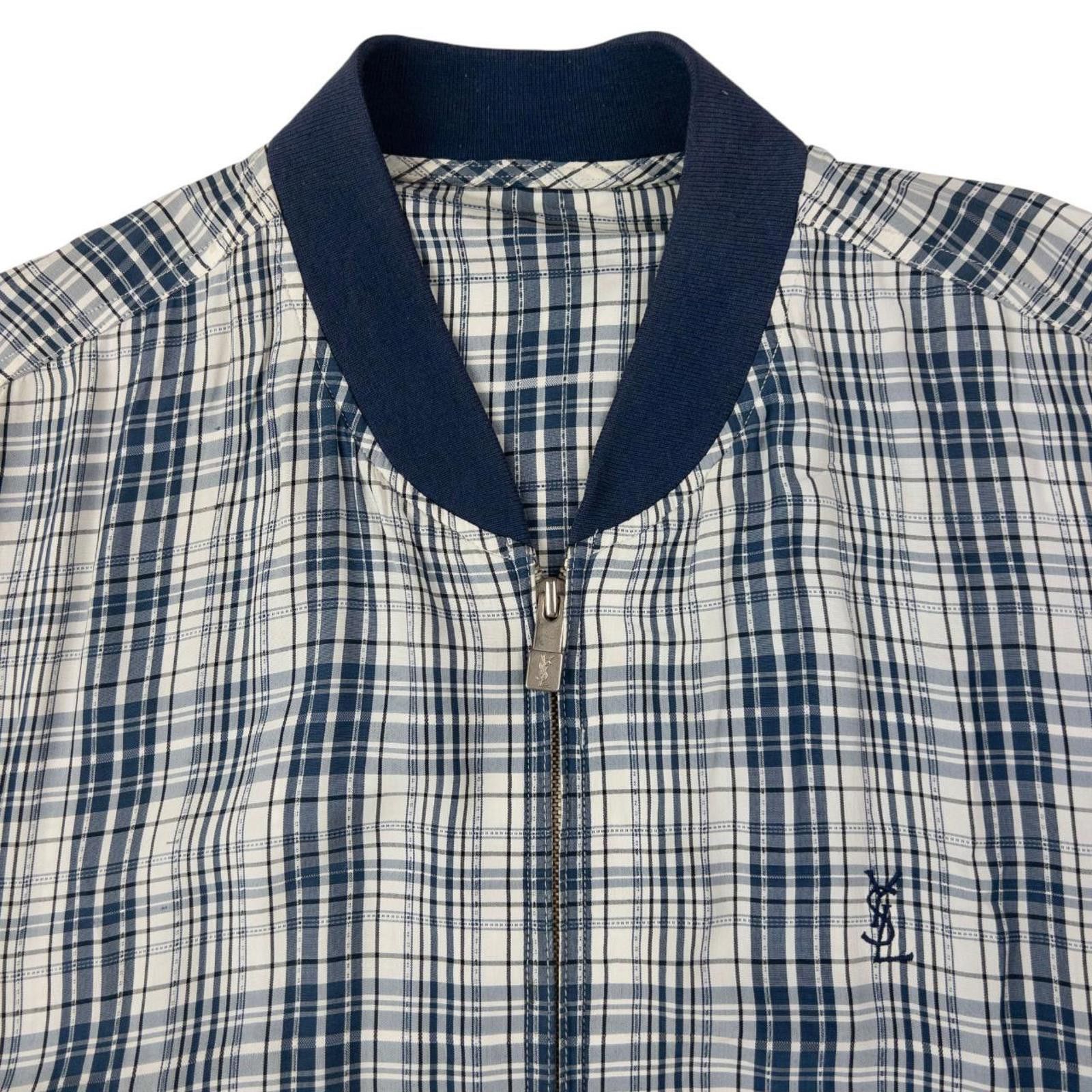 Yves Saint Laurent Vintage YSL Yves Saint Laurent Bomber Jacket Size L Size US L / EU 52-54 / 3 - 3 Thumbnail