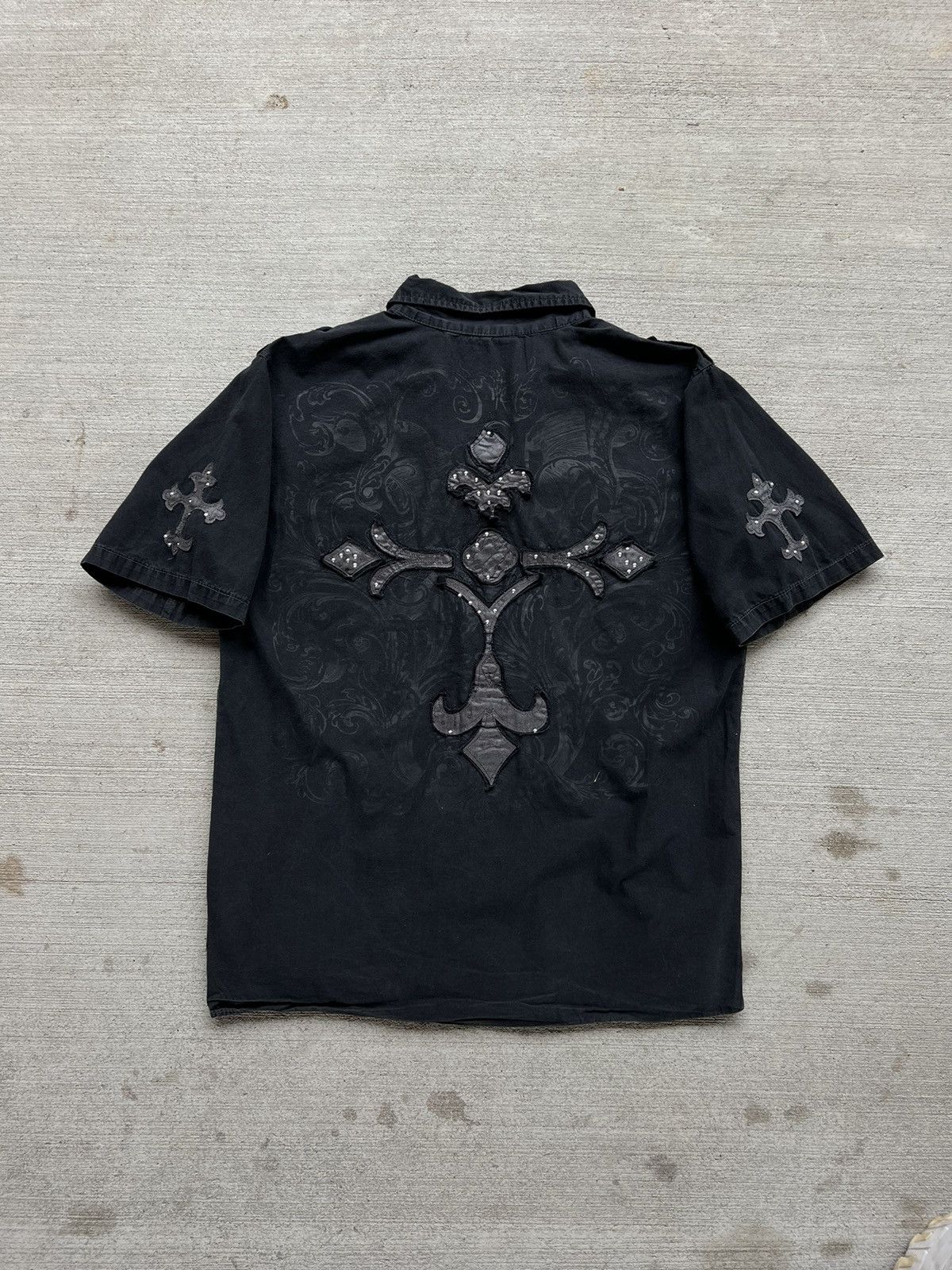 Affliction × Band Tees CRZY Y2K button up cross Affliction type Size US S / EU 44-46 / 1 - 1 Thumbnail