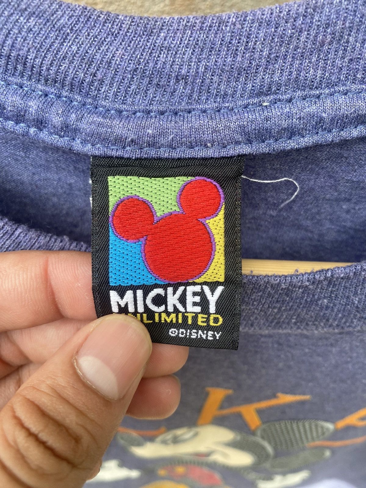 Disney × Mickey Mouse Vintage 90s Mickey Big Face Size US XL / EU 56 / 4 - 3 Thumbnail