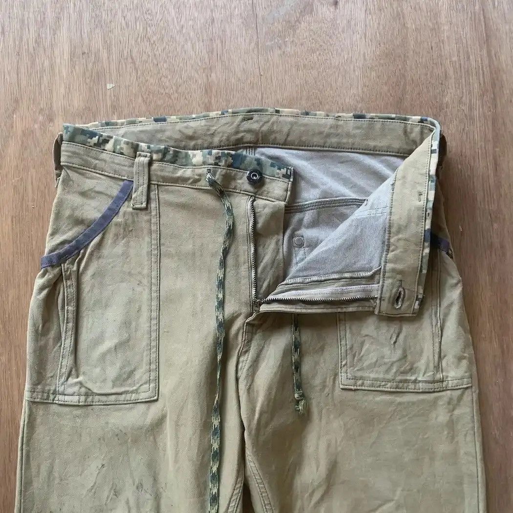 20471120 JAPANESE VINTAGE 34x32 TROUSERS FADED STRETCHABLE PANTS Size US 34 / EU 50 - 9 Thumbnail