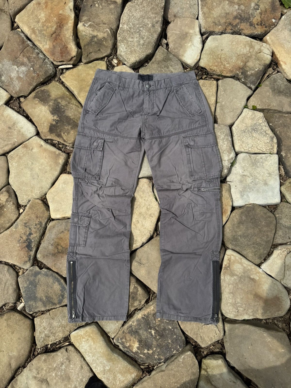 Vintage Crazy Vintage Baggy Distressed Cargo Pants Size US 33 - 1 Thumbnail