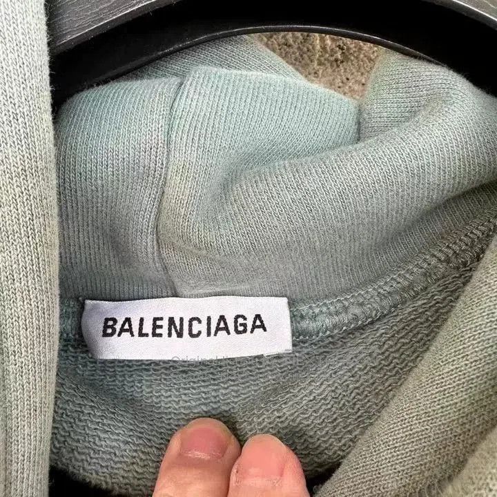 Balenciaga Balenciaga Haze Green Lock Buckle Hoodie. Size US M / EU 48-50 / 2 - 4 Thumbnail