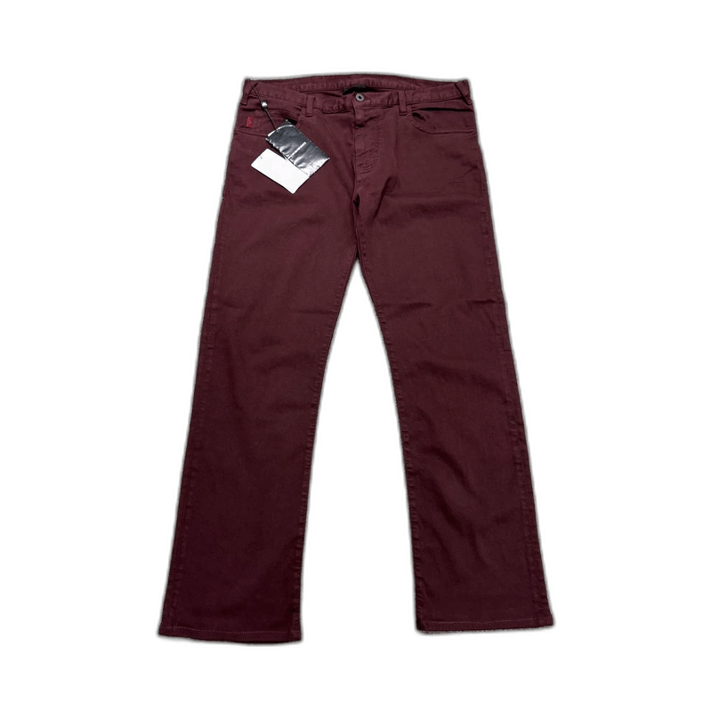 Emporio Armani EMPORIO ARMANI Red Denim Pants Size 36-yf Size US 36 / EU 52 - 1 Thumbnail