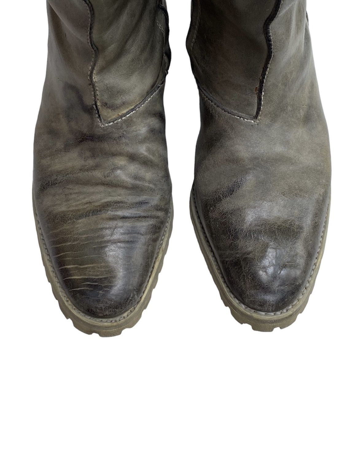 Carol Christian Poell CCP AW05 SAFE Double-Zip Tank Sole Horse Leather Boots Size US 11 / EU 44 - 16 Thumbnail