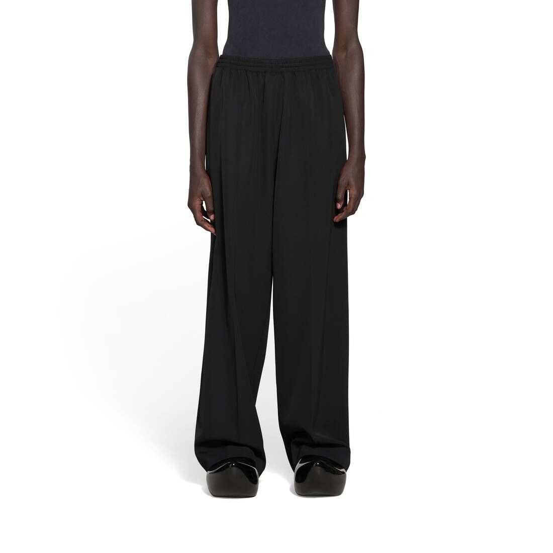 Balenciaga o1w1db10425 Elastic Waist Pant in Black Size US 32 / EU 48 - 5 Thumbnail