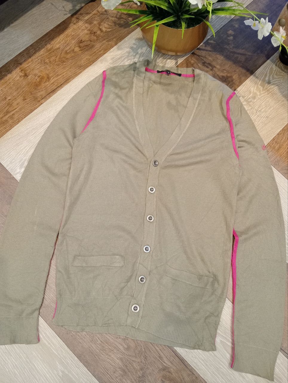 Gucci GUCCI ITALY COMBINE SILK + CASHMERE CARDIGAN - SIZE S Size S / US 4 / IT 40 - 4 Thumbnail