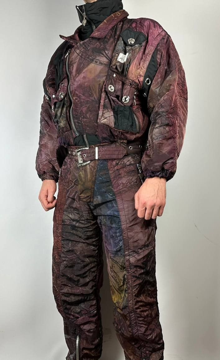 Vintage High Society Vintage Outdoor Skiing Overall Jumpsuit size 52 Size US 36 / EU 52 - 1 Thumbnail