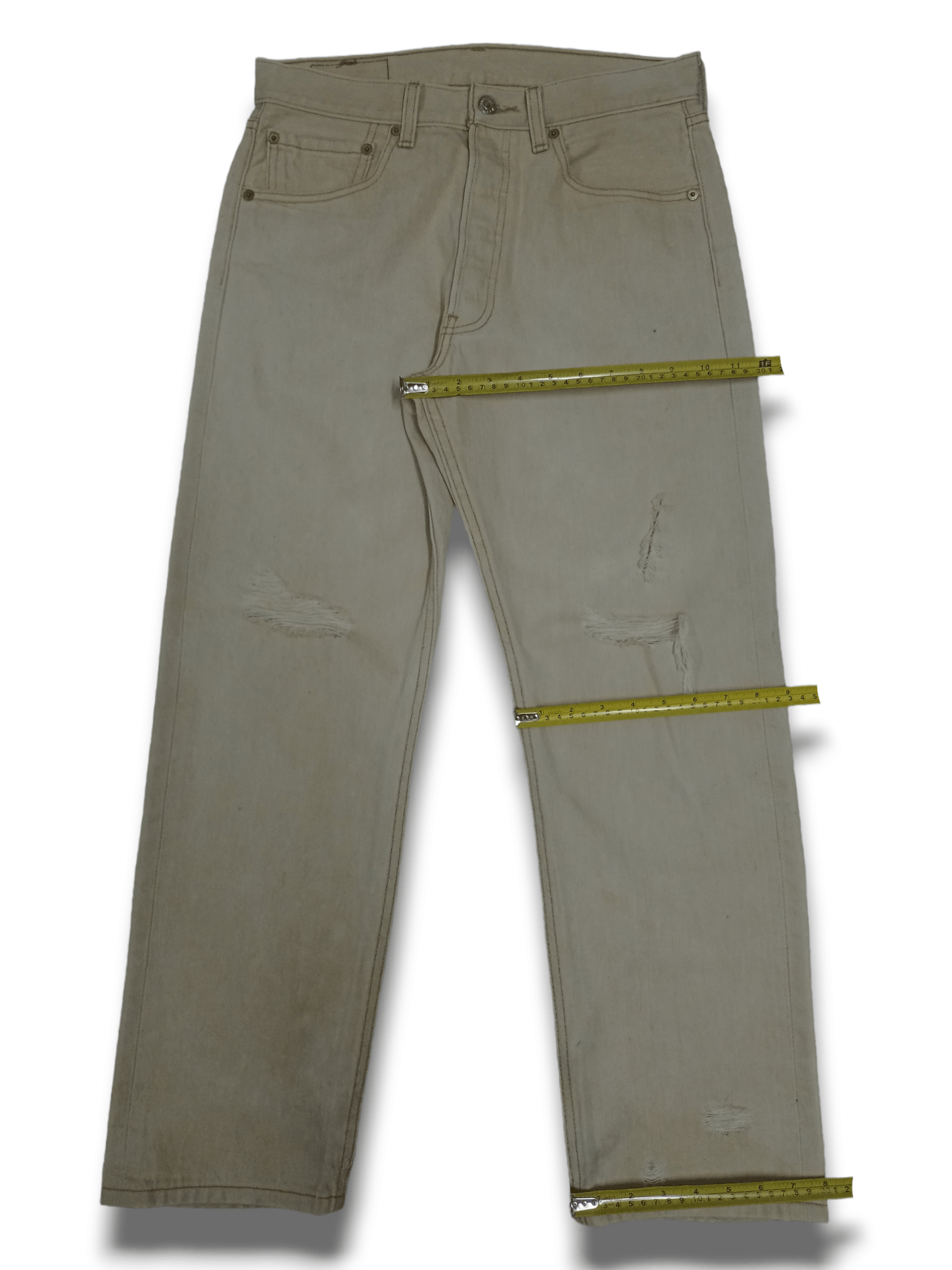 Levi's × Levi's Vintage Clothing Vintage 90s Levis 501 Distressed Loose Jeans Size US 31 - 13 Thumbnail