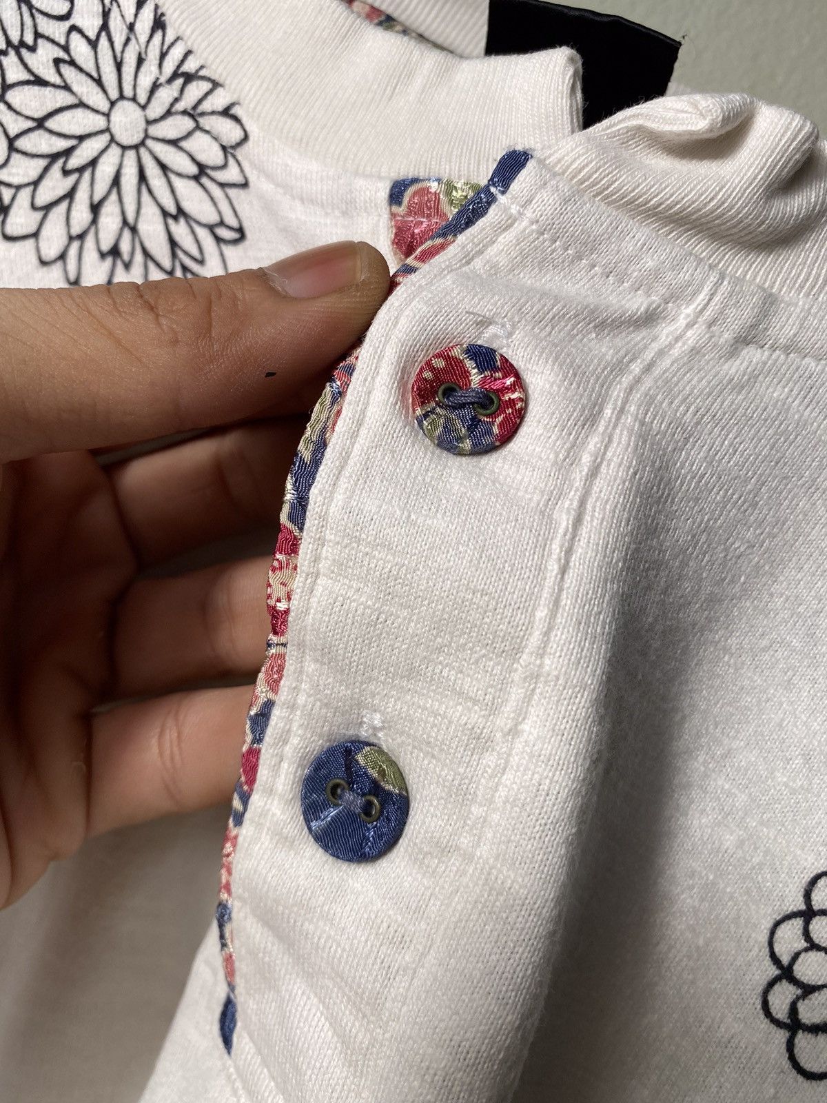 Japanese Brand Japanese Long Sleeve Sukajan Skull Flower Size US M / EU 48-50 / 2 - 5 Thumbnail