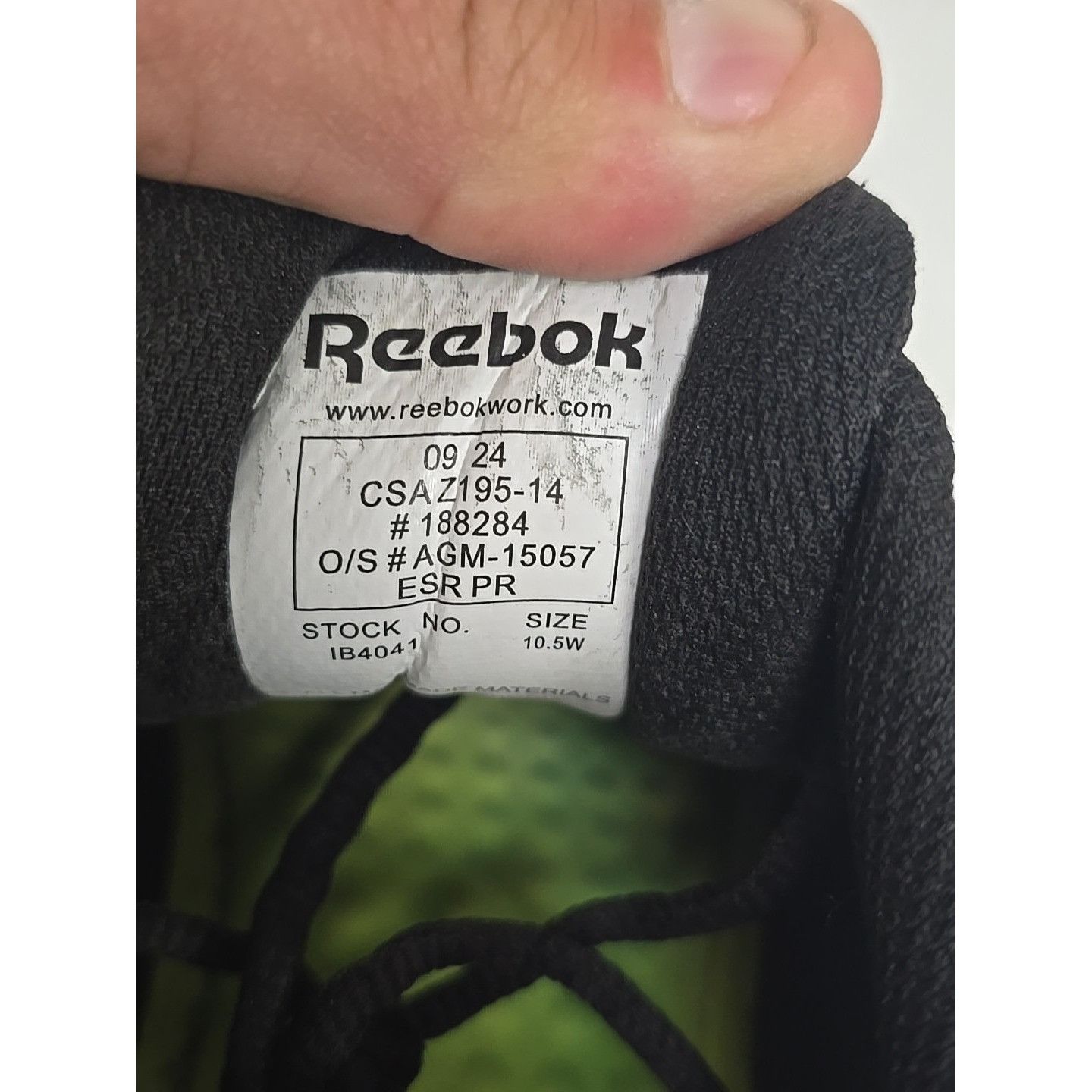 Reebok Reebok Work Men’s Sublite Safety Cushion Work Shoes 10.5M Size US 10.5 / EU 43-44 - 8 Thumbnail