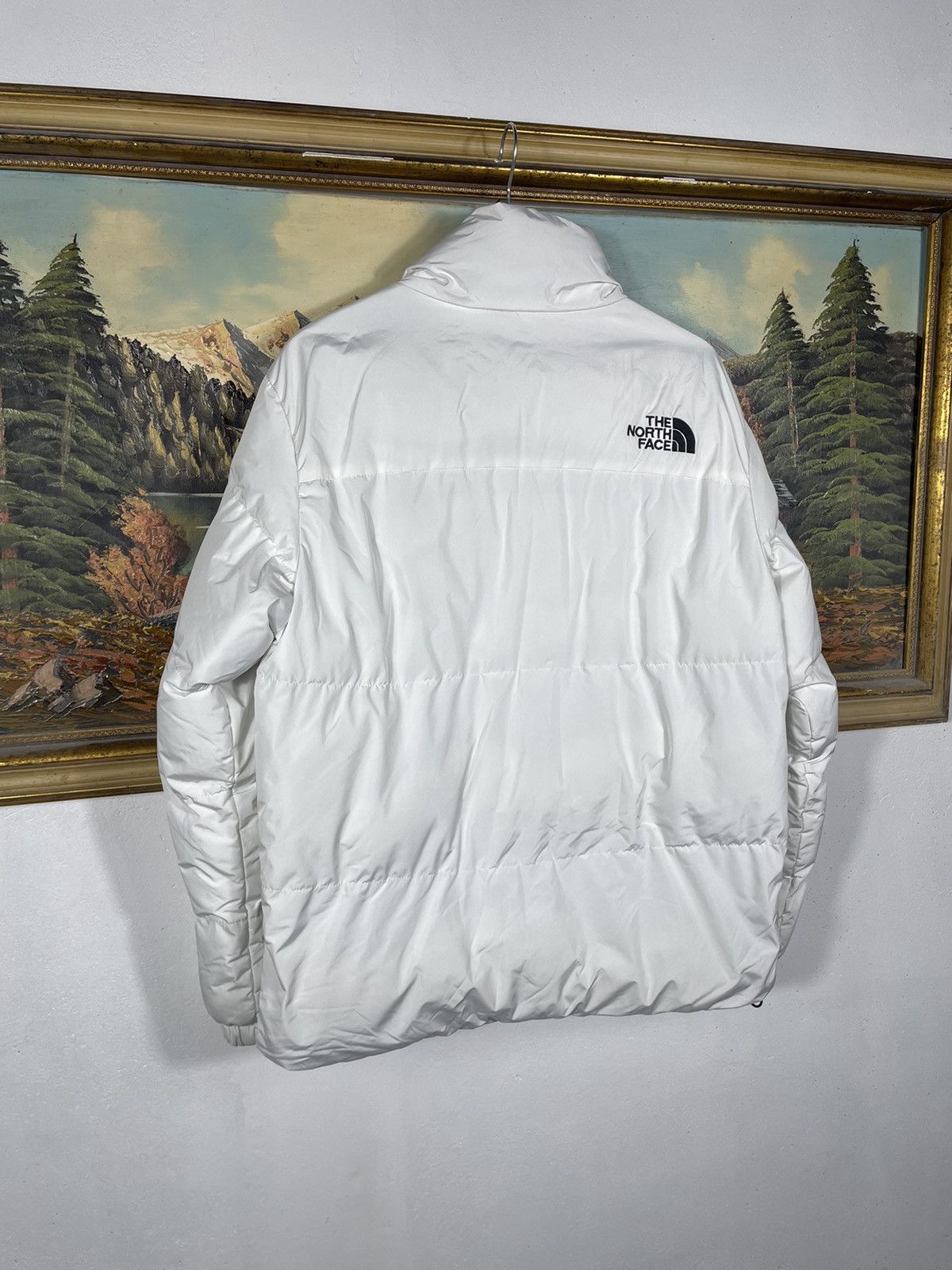 The North Face × Vintage White TNF Retro 00s Jacket Travis Scott Kylie Jenner Vibe Size US M / EU 48-50 / 2 - 7 Thumbnail