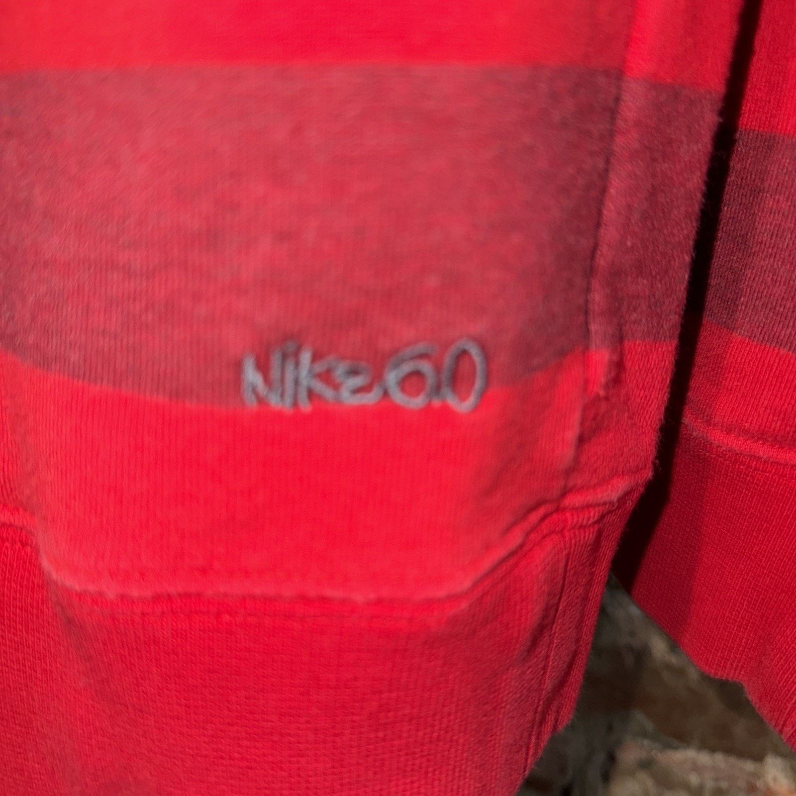 Nike Nike 6.0 Red Striped Crew Neck Sweatshirt Men's Sz XL Grunge Size US XL / EU 56 / 4 - 8 Thumbnail