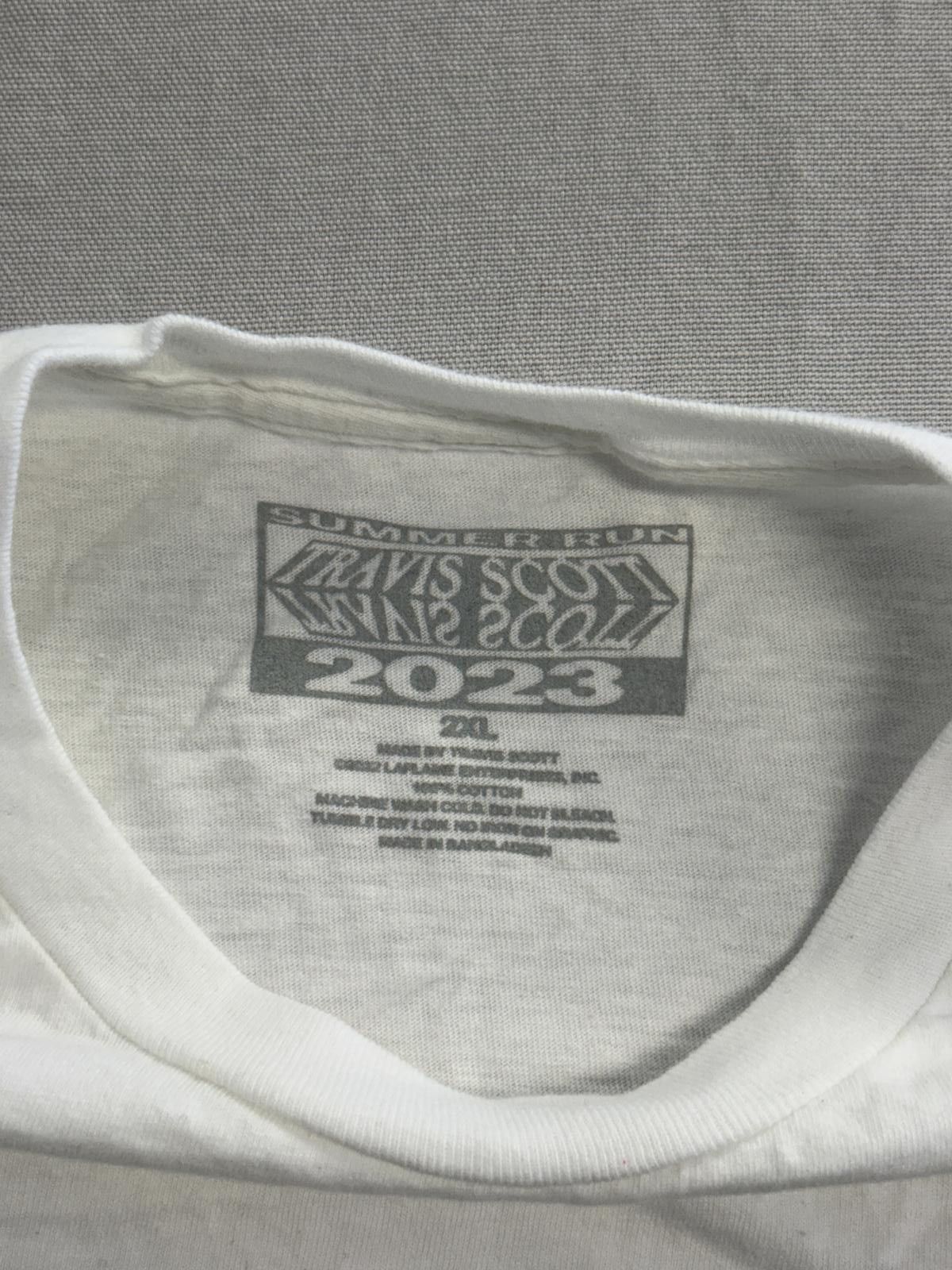 Designer Travis Scott Utopia Tour T-shirt 2023 Europe Dublin Tee 2XL Size US XXL / EU 58 / 5 - 3 Thumbnail
