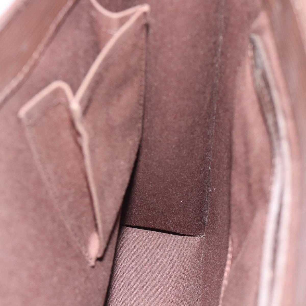 Louis Vuitton Louis Vuitton Epi Sac Plat PM Handbag Brown Size ONE SIZE - 14 Thumbnail