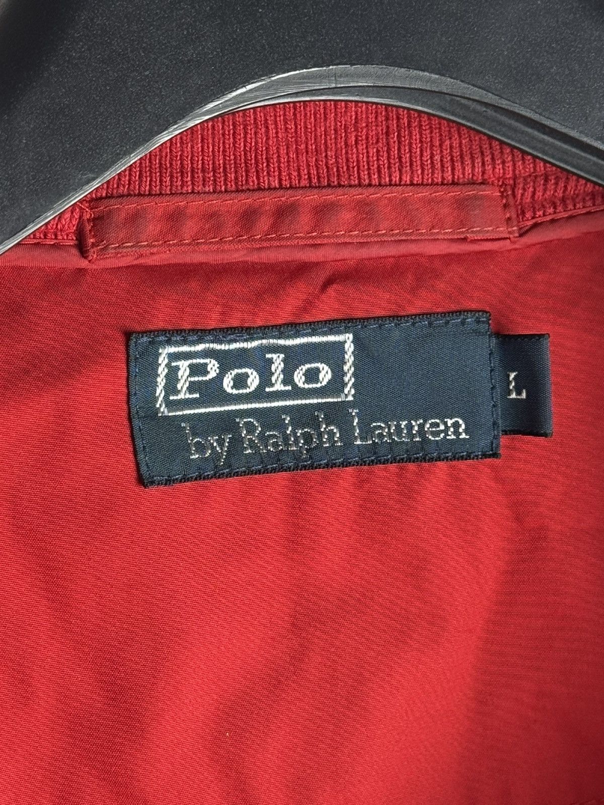 Polo Ralph Lauren Vintage Polo by Ralph Lauren Bomber Full Zip Jacket Red Size US L / EU 52-54 / 3 - 5 Thumbnail