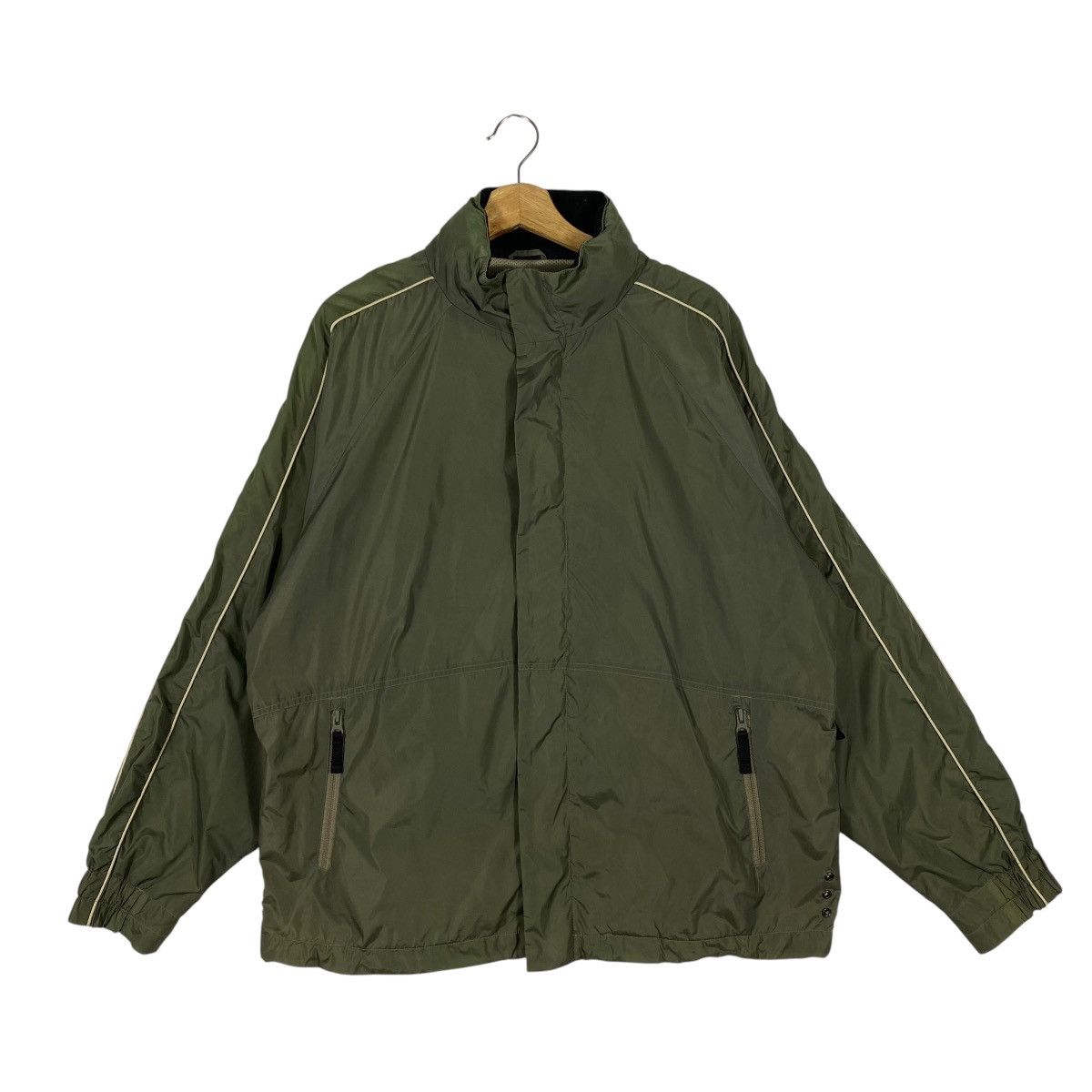 Billabong Vintage Billabong Windbreaker Zipper/Button Jacket Size US M / EU 48-50 / 2 - 1 Thumbnail