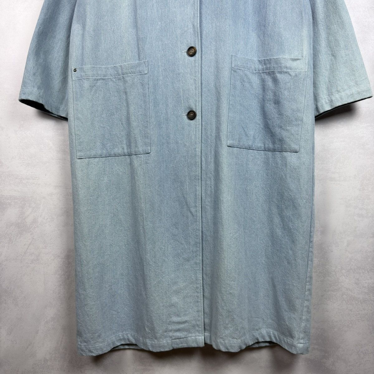 Bless BLESS Service N°51 Denim Summer Work Coat Size L Size US L / EU 52-54 / 3 - 14 Thumbnail